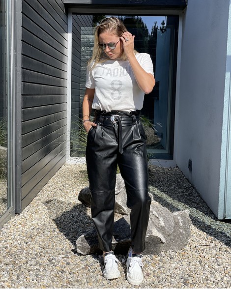 Kalhoty dámské Pinko MADERA PANTALONE černé